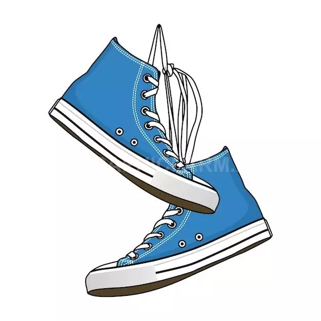 Sneakers Shoes Streetwear Vector Image And Illustration