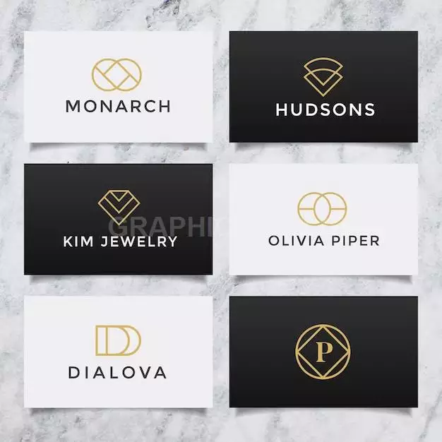 Set Of Minimalistic Simple Creative Logo Collection.