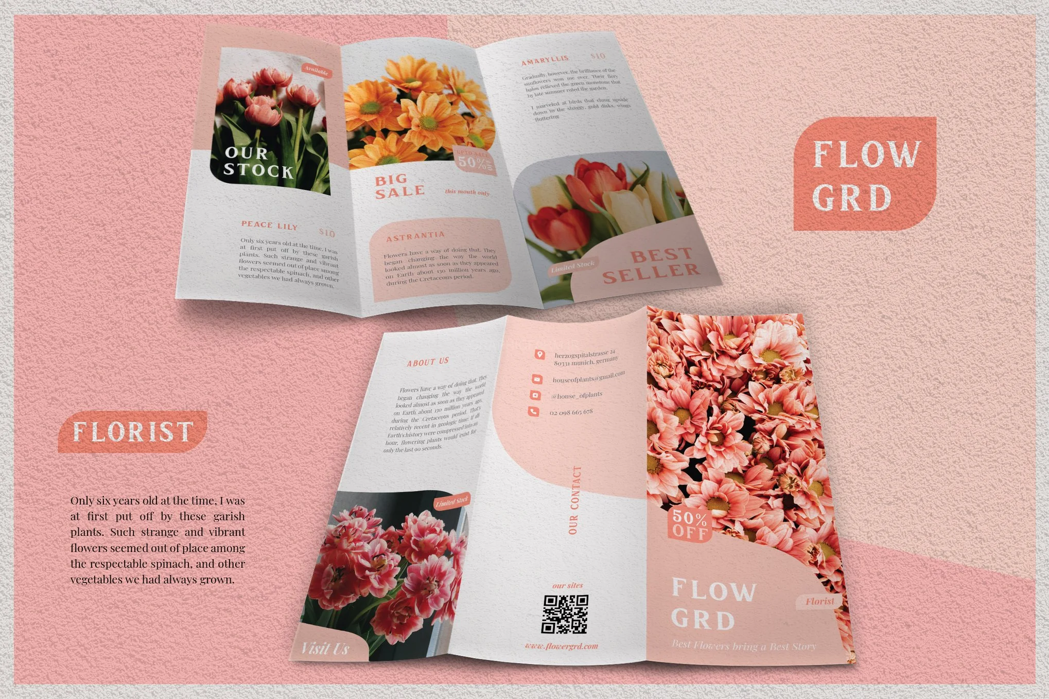 Modern Beauty Florist - Brochure