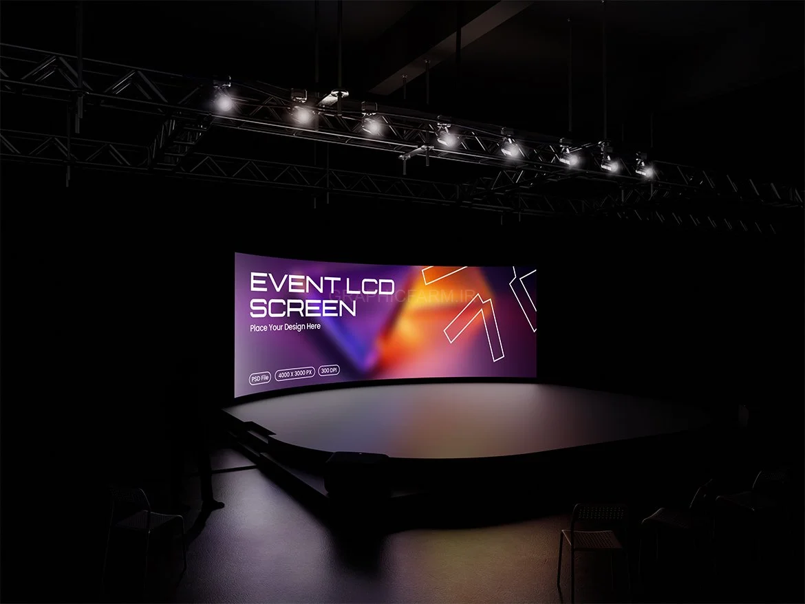 Event LCD Screen Mockup