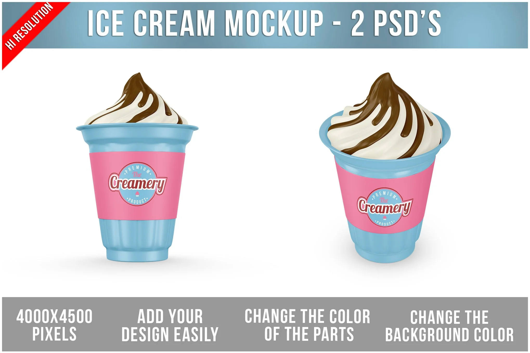 Ice Cream Mockup