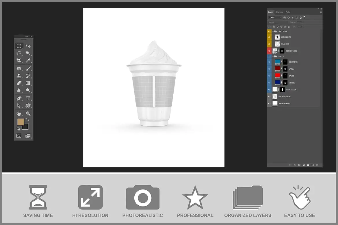 Ice Cream Mockup