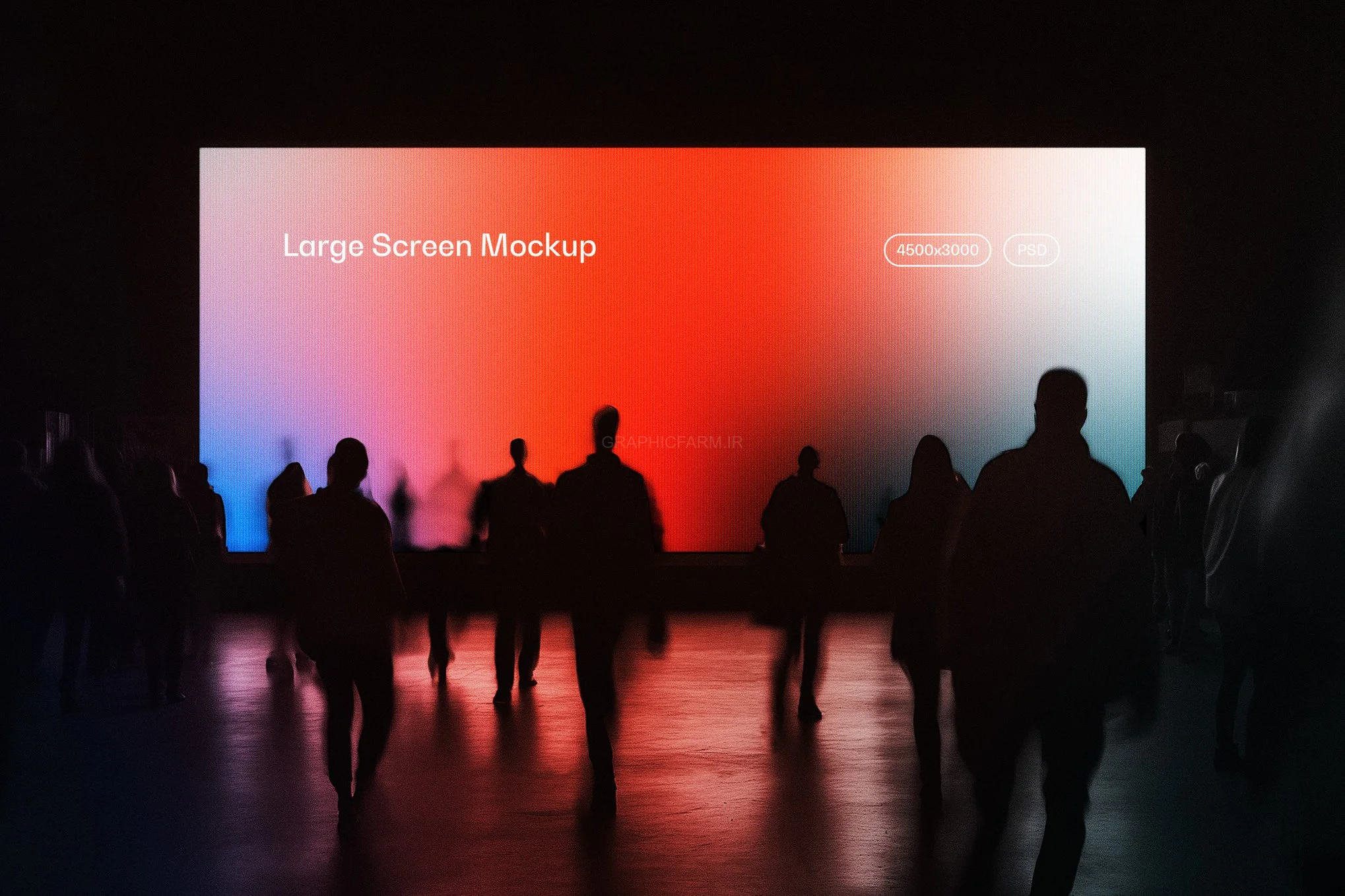 Event LCD Screen Mockup