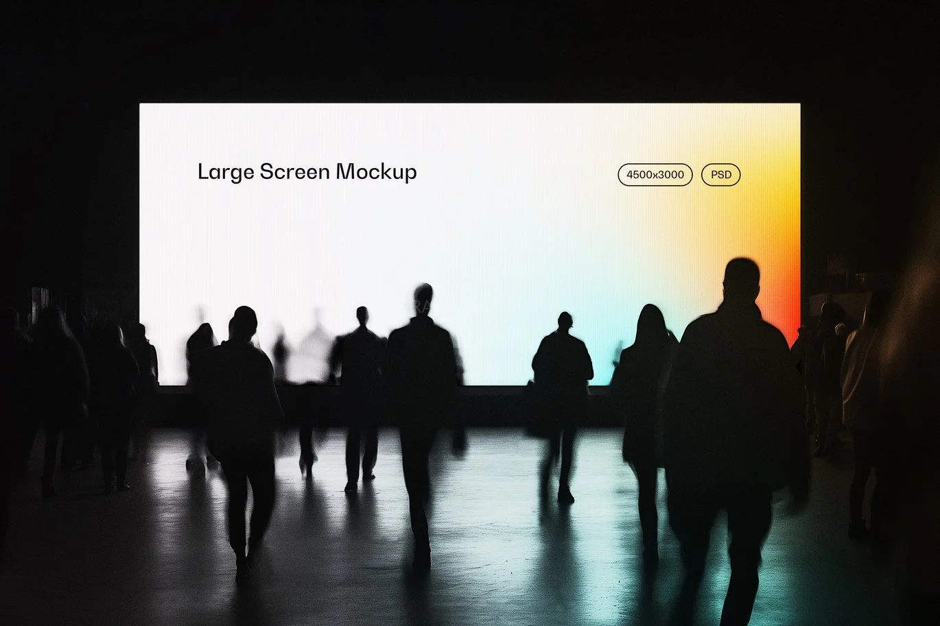 Event LCD Screen Mockup