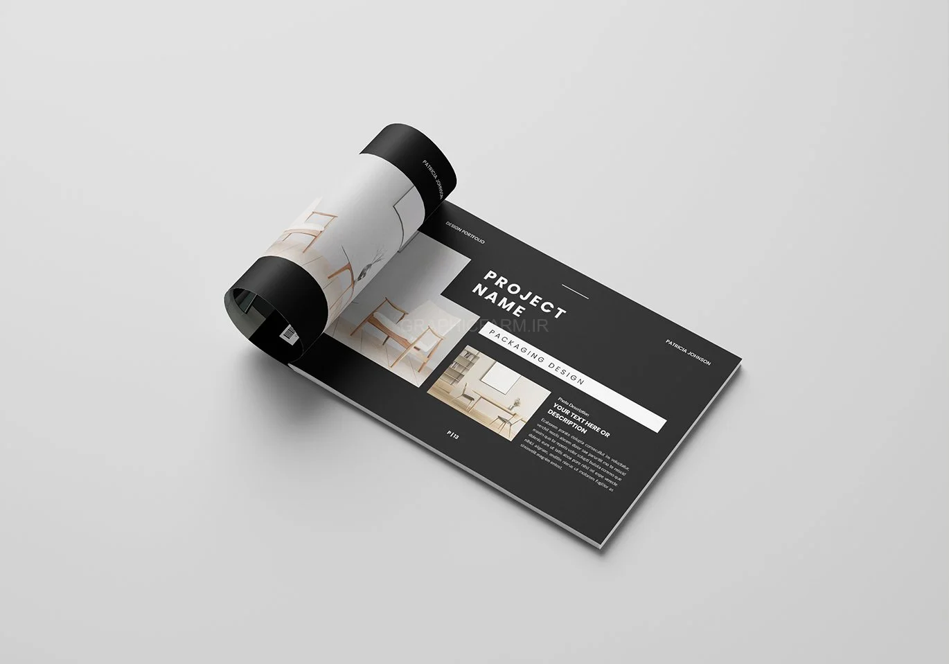 Interior Design Portfolio Template Landscape