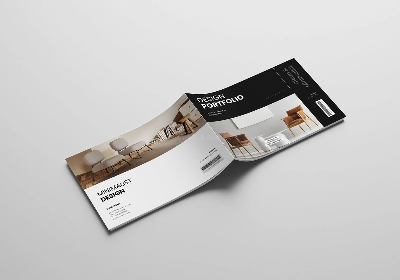 Interior Design Portfolio Template Landscape