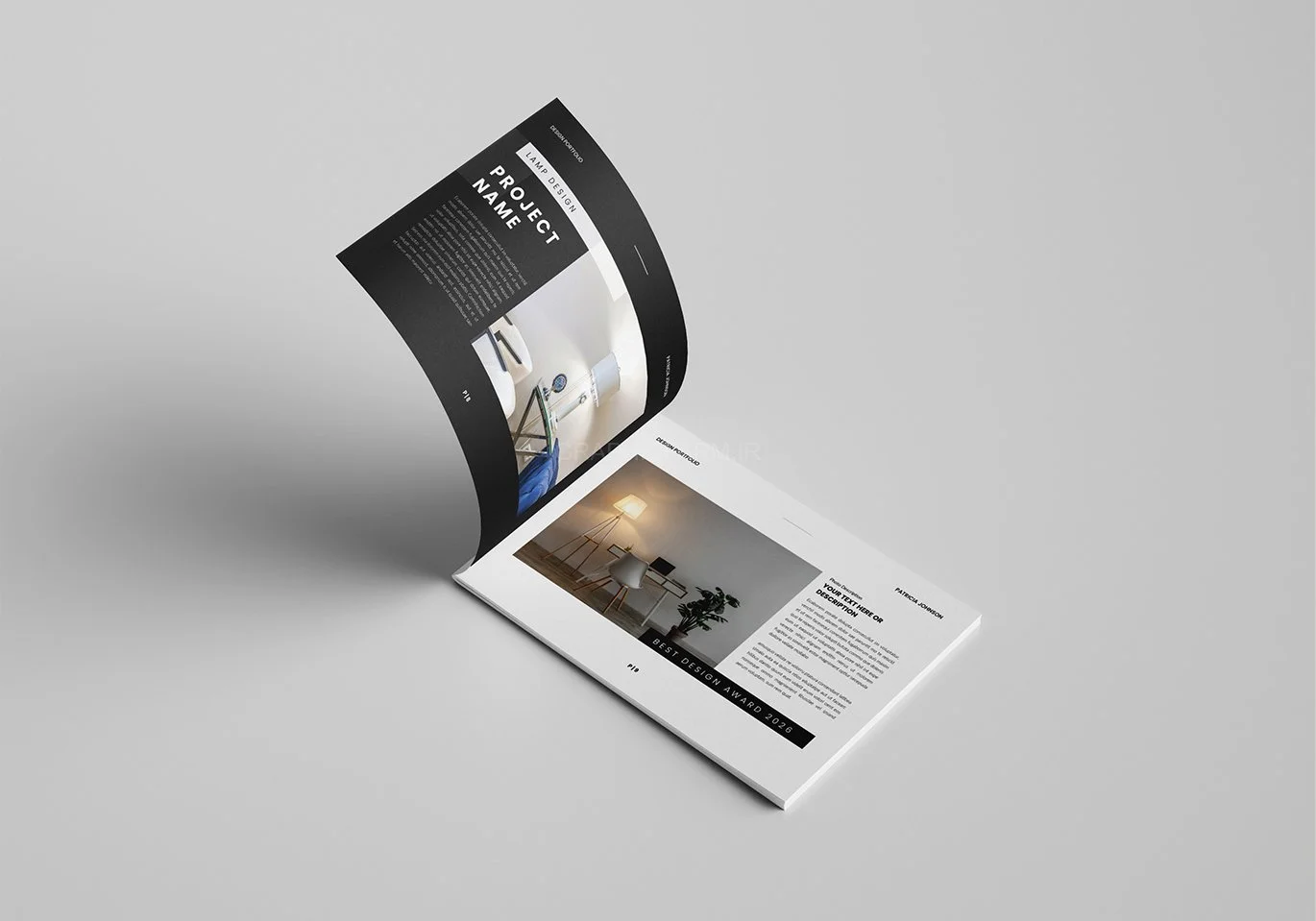 Interior Design Portfolio Template Landscape
