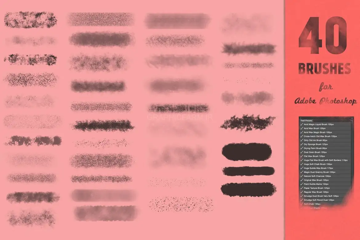 Natural Shades Brushes For Adobe Photoshop