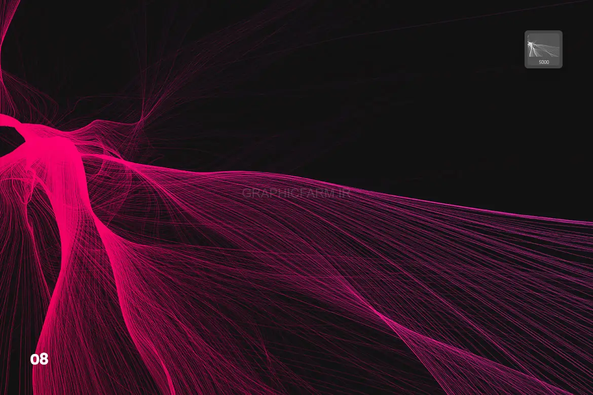Digital Smooth Flow Of Hairs Photoshop Brushes
