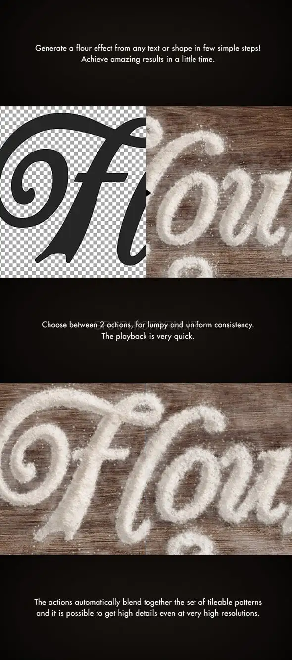 Flour & Powder - Photoshop Actions