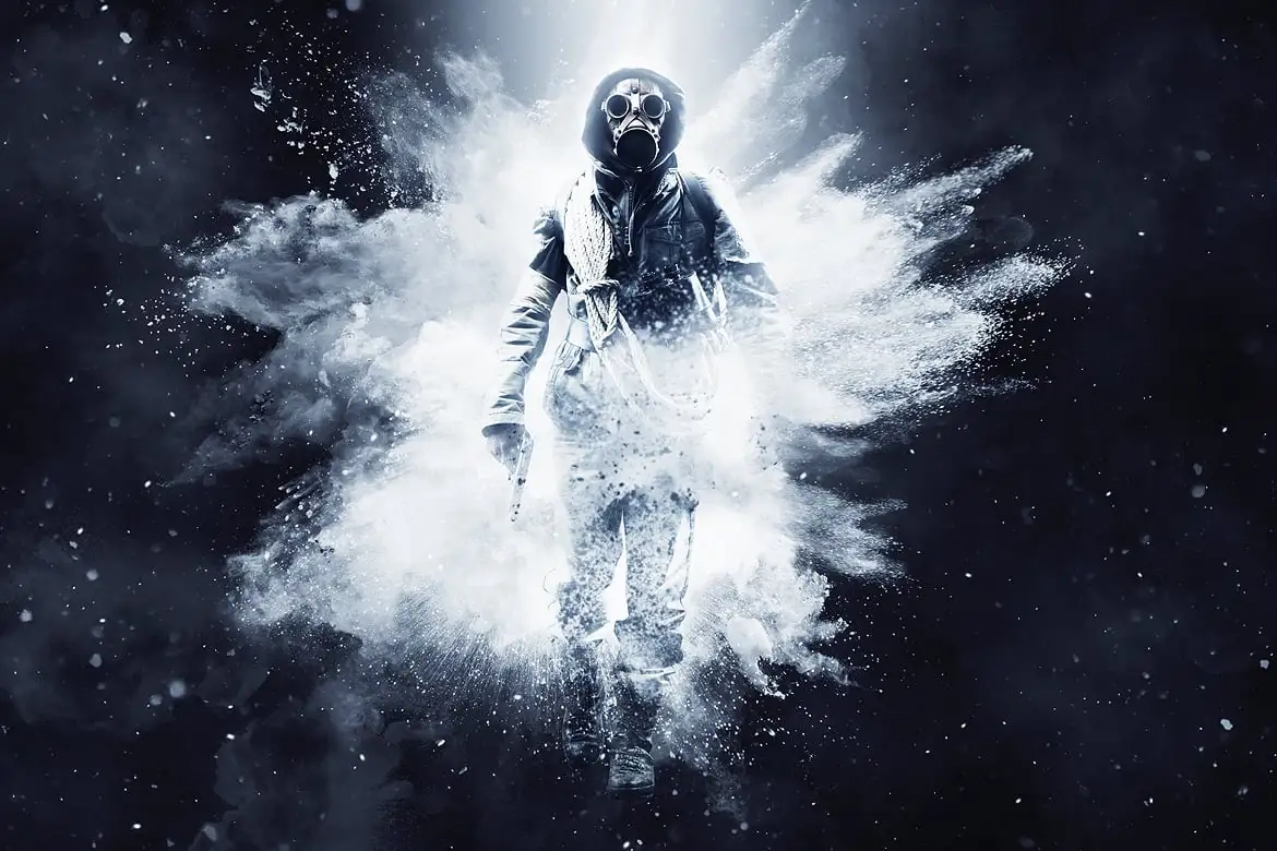 Powder Explosion 2 Photoshop Action