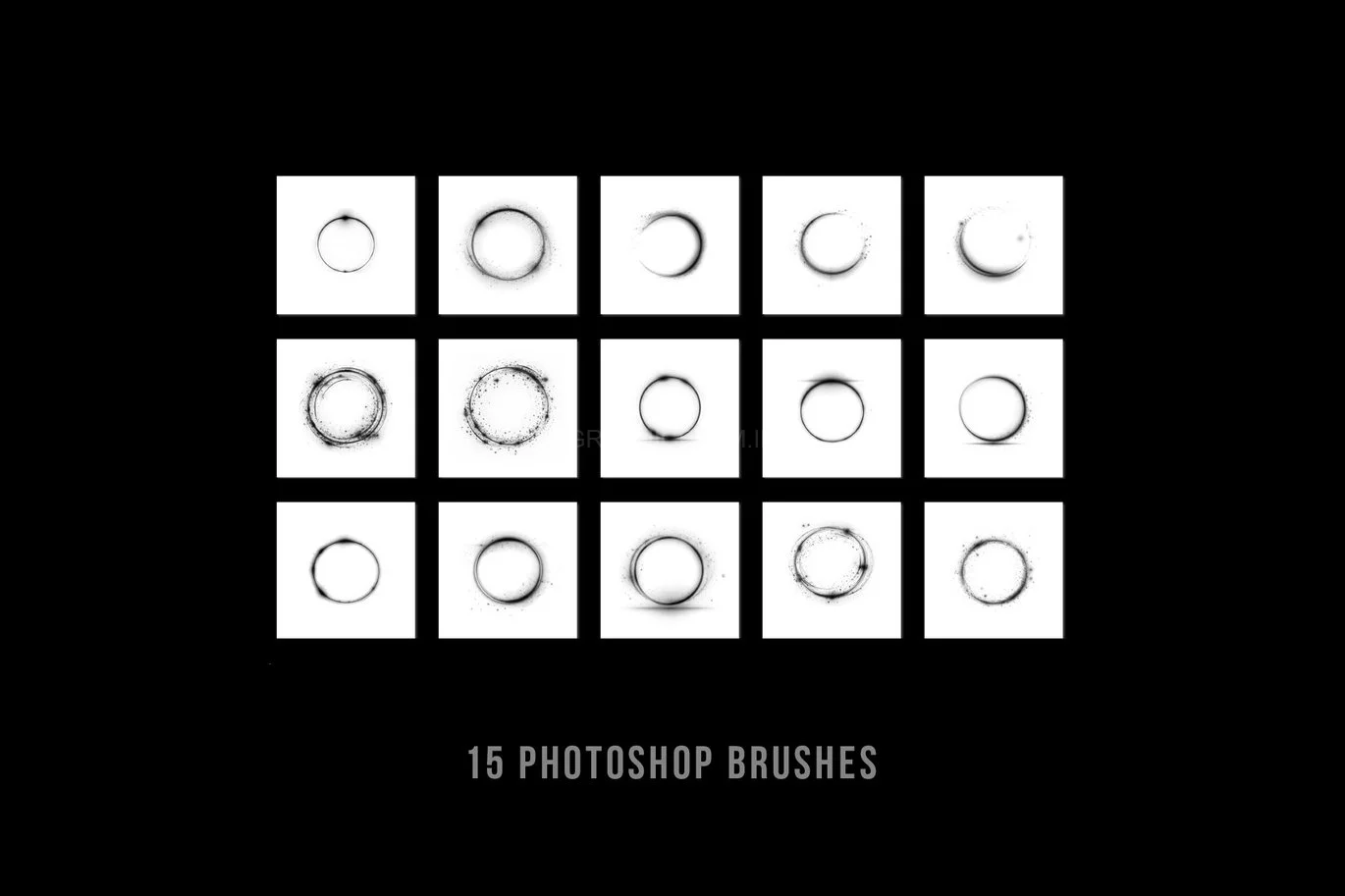 Ring Light Photoshop Brushes, Ring Light Effects