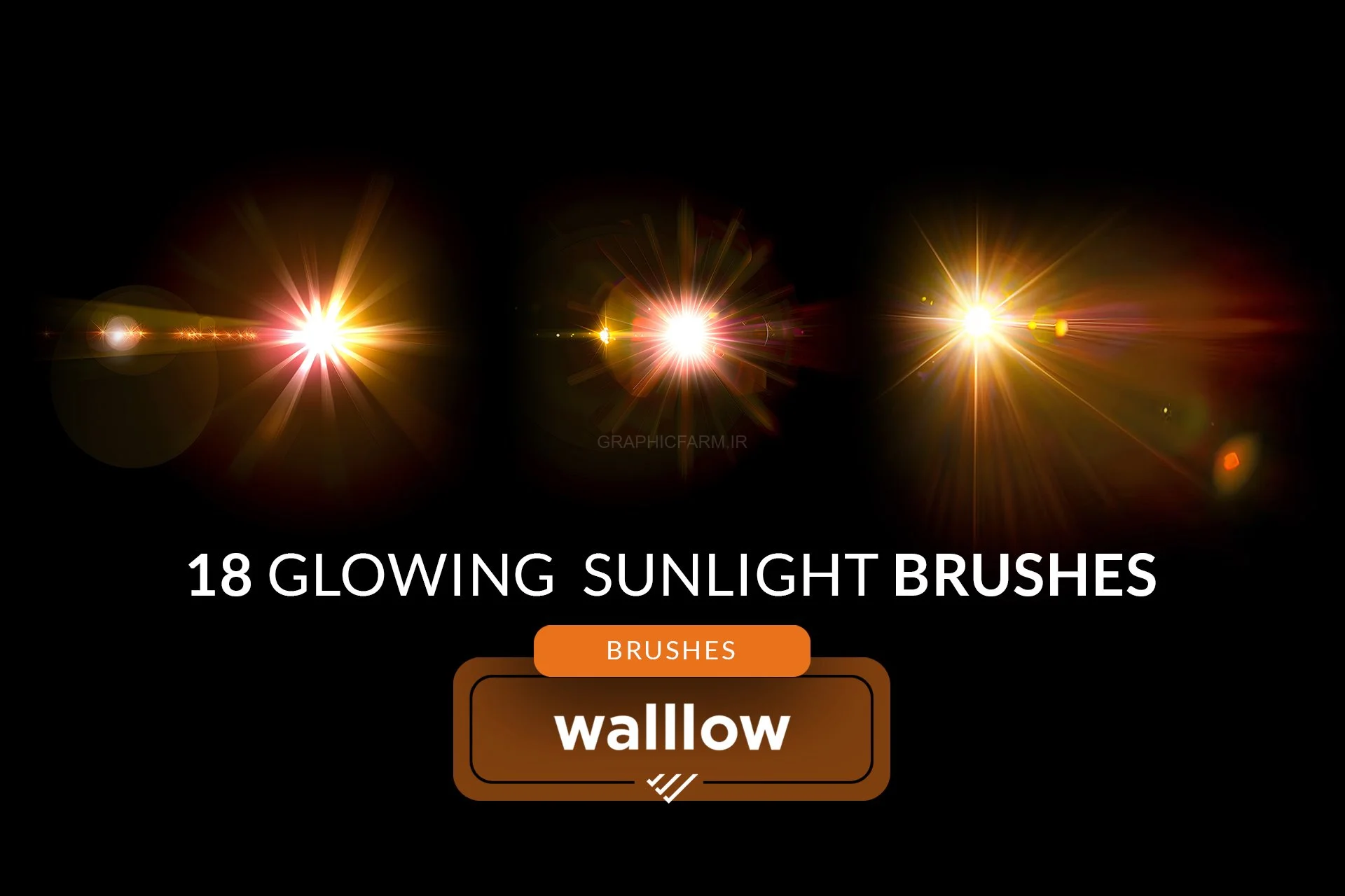 Realistic Sunlight Photoshop Digital Brushes