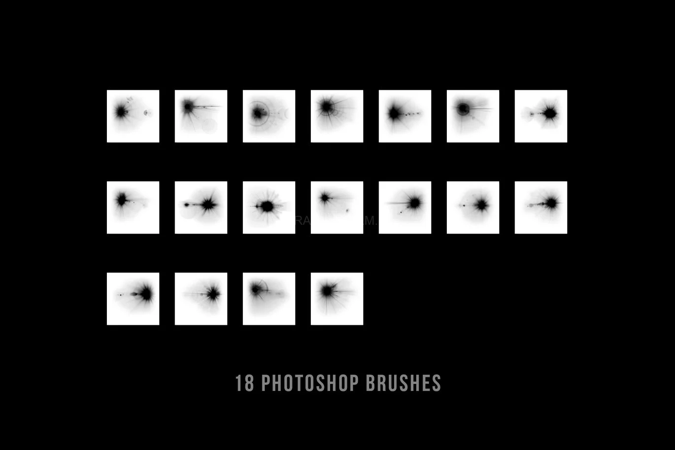 Realistic Sunlight Photoshop Digital Brushes