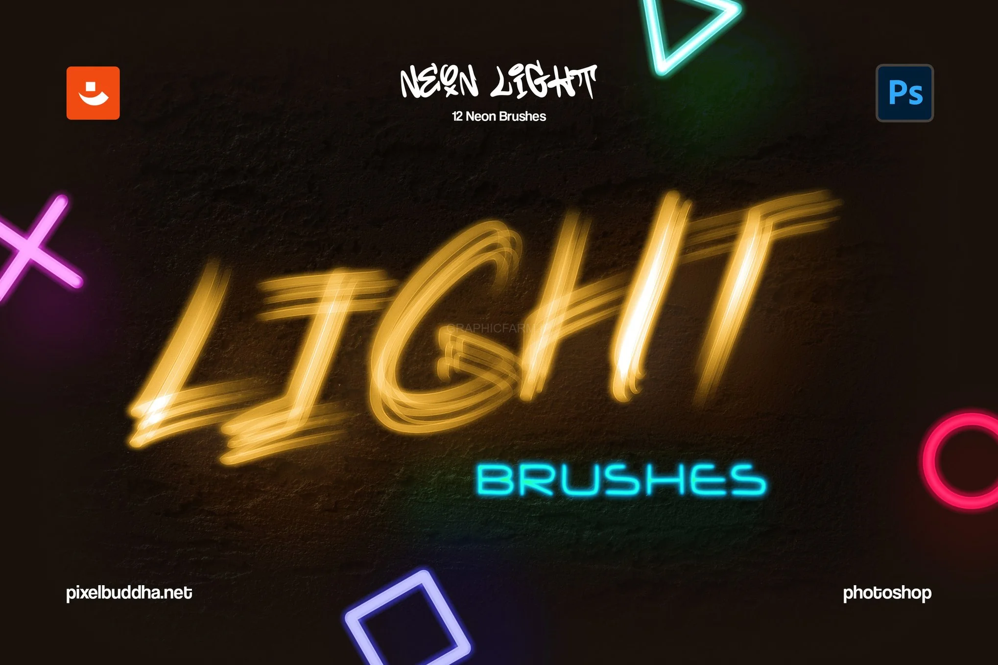Neon Light Photoshop Brushes