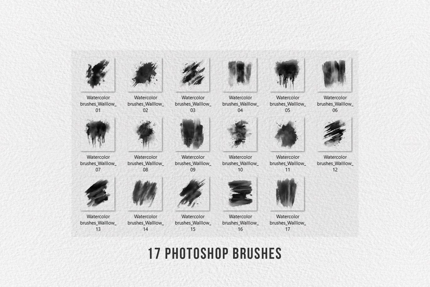 Watercolor Photoshop Brushes