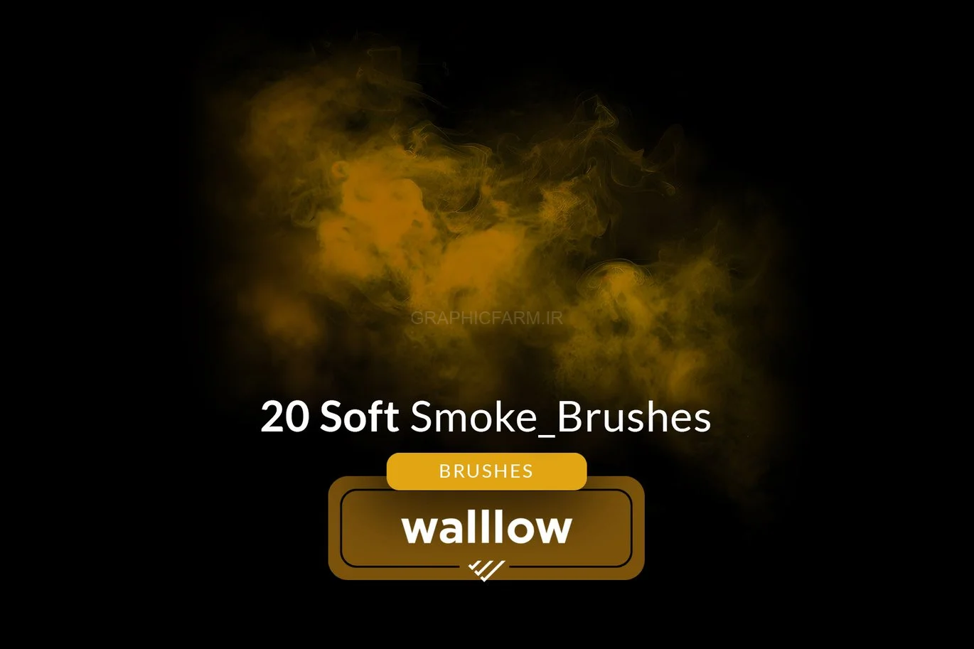 Smoke Photoshop Brush Set, Digital Smoke Effects