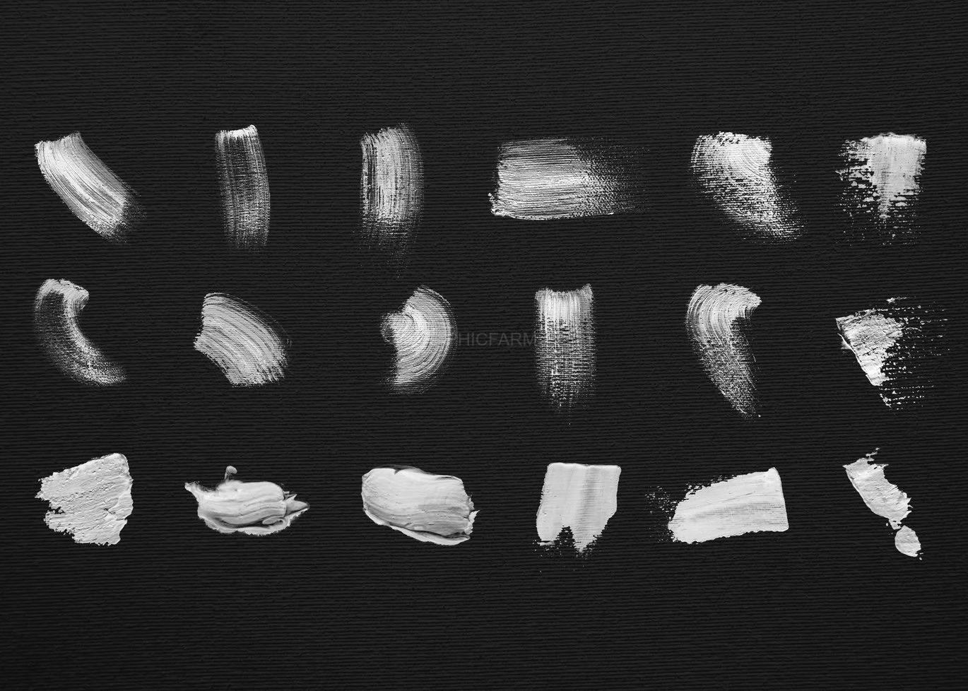 18 Oil Paint Stamps
