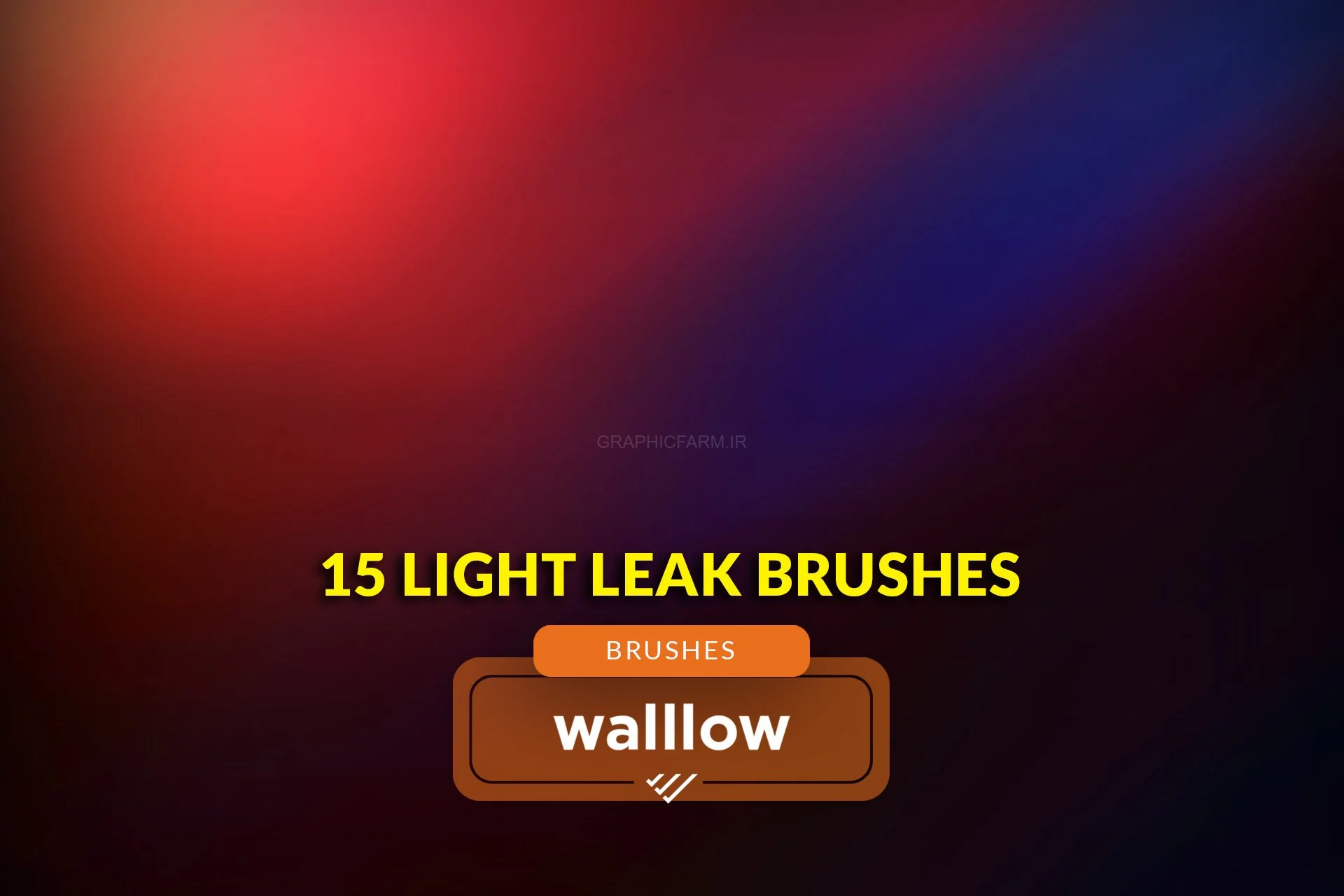 Vintage Retro Light Leak Lens Effect Brush Set