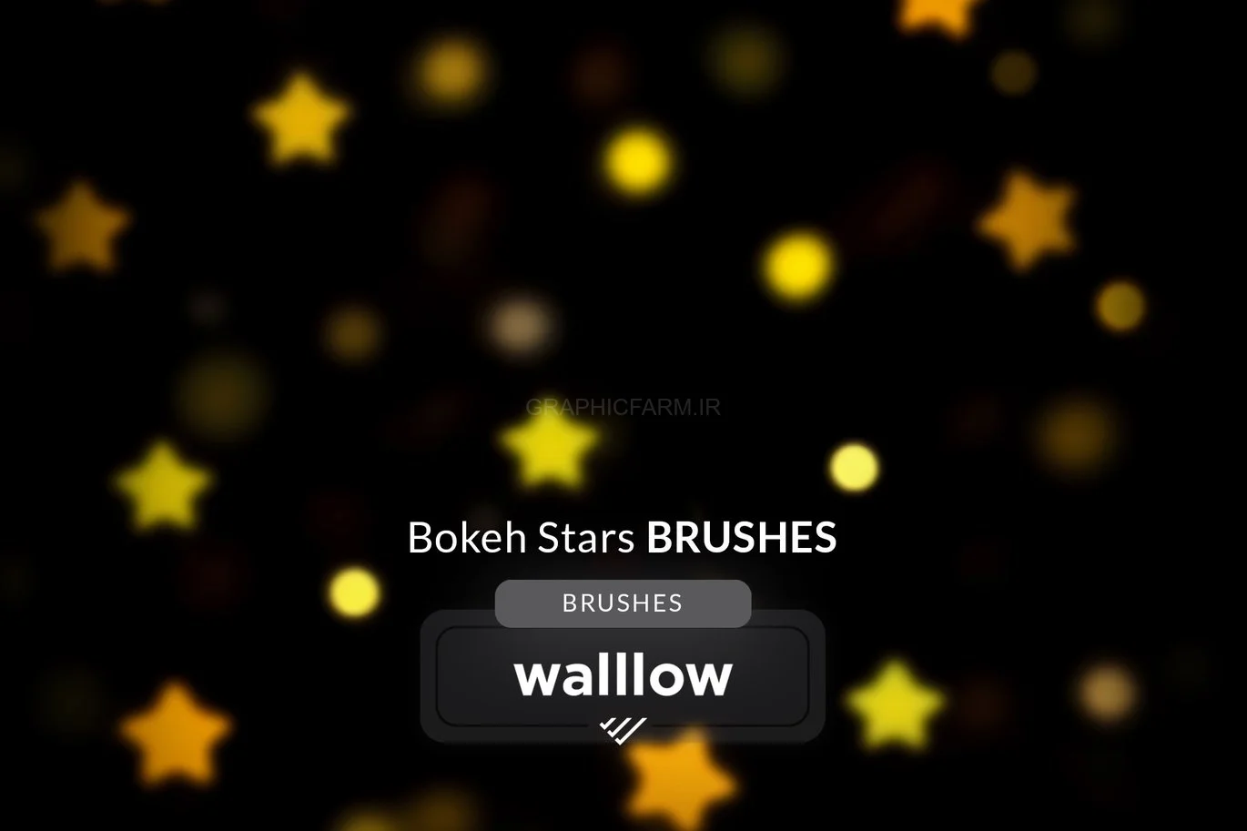 Bokeh Star Lights Photoshop Digital Brush Set