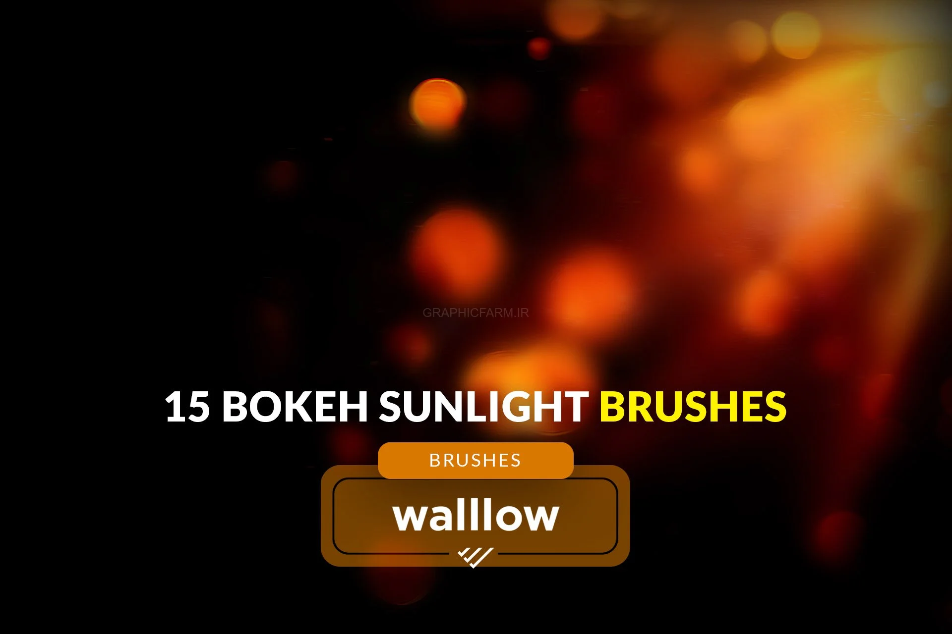 Soft Sunlight With Bokeh Flares Photoshop Brushes