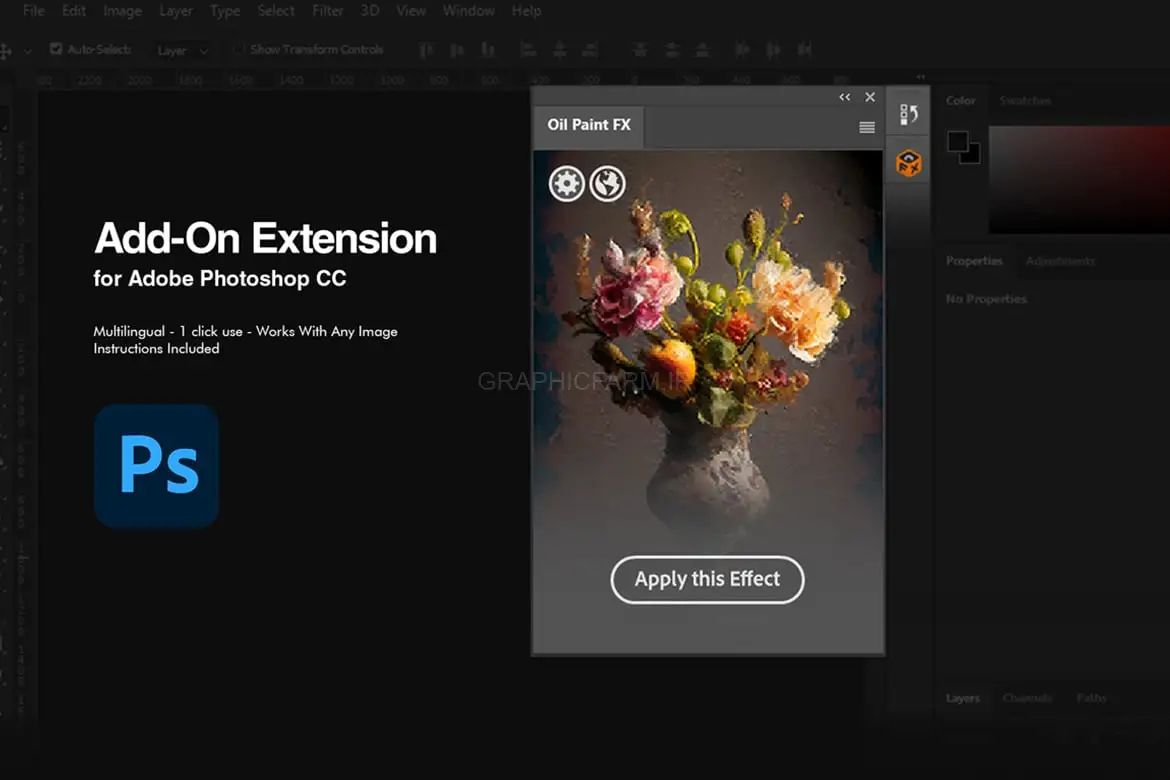 Oil Paint FX Photoshop Action Plugin