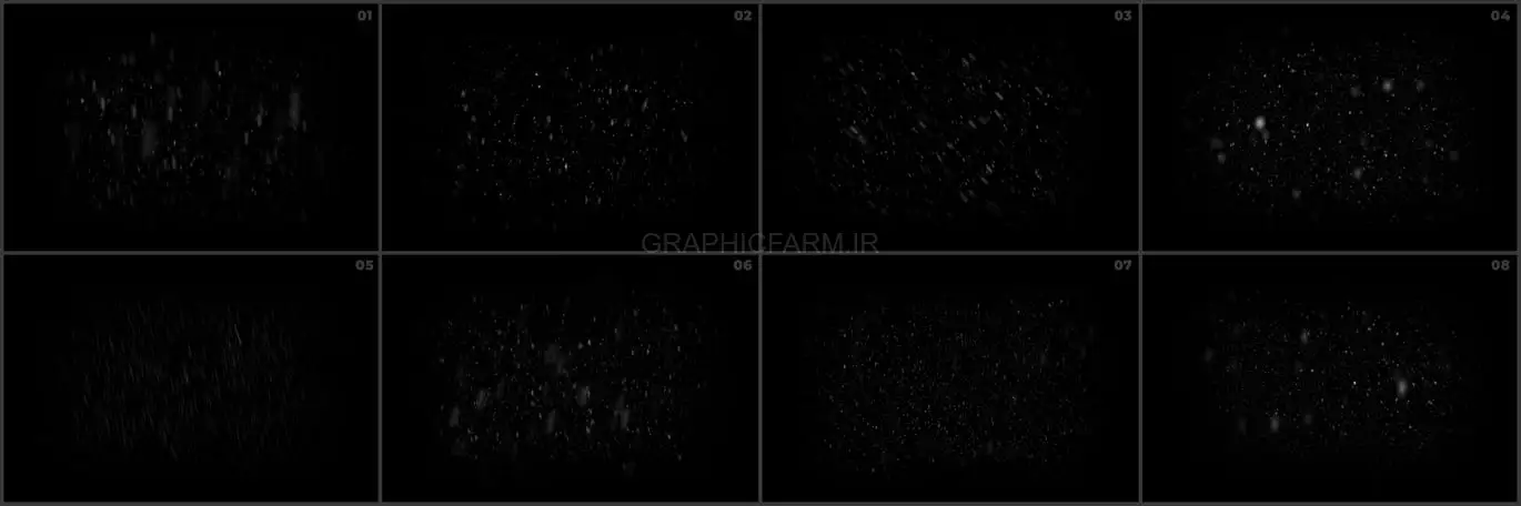 8 Rain Photoshop Brushes