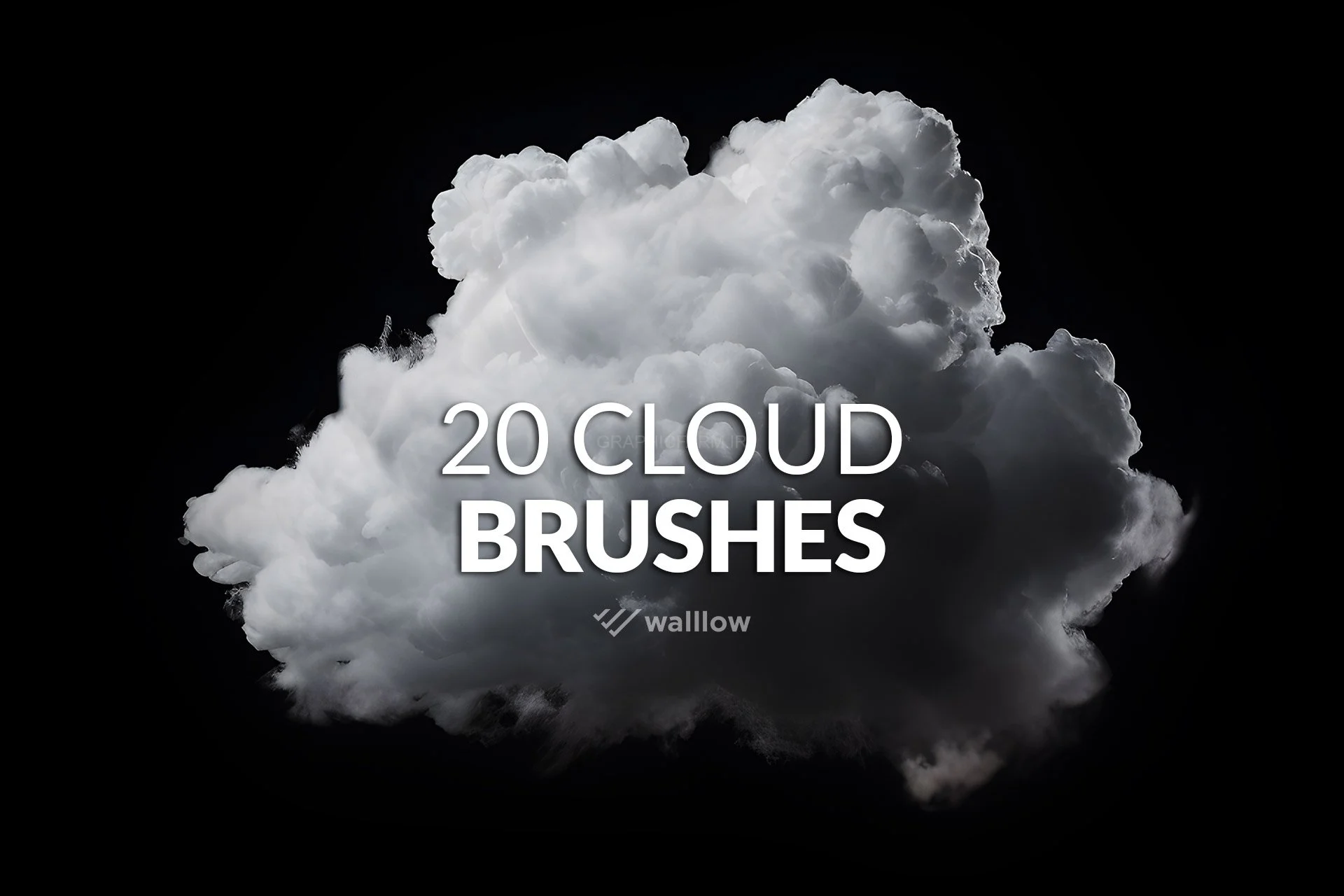 20 Realistic Clouds Photoshop Brushes
