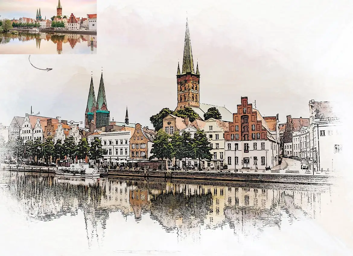 Watercolor Pint Photoshop Action