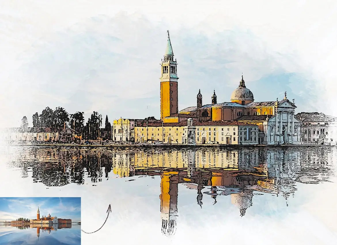 Watercolor Pint Photoshop Action