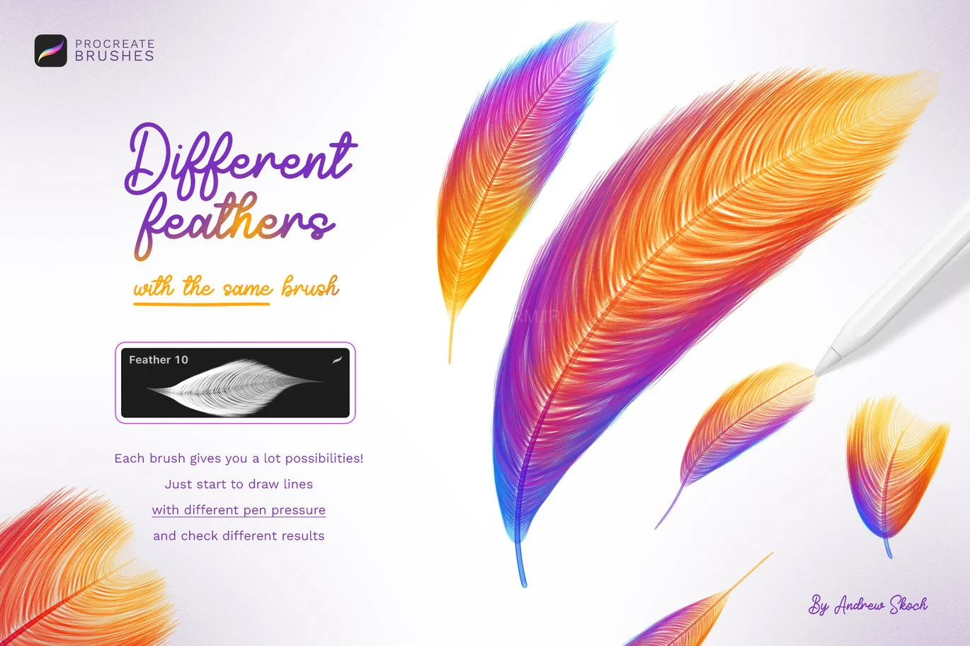Feathers Procreate Brushes