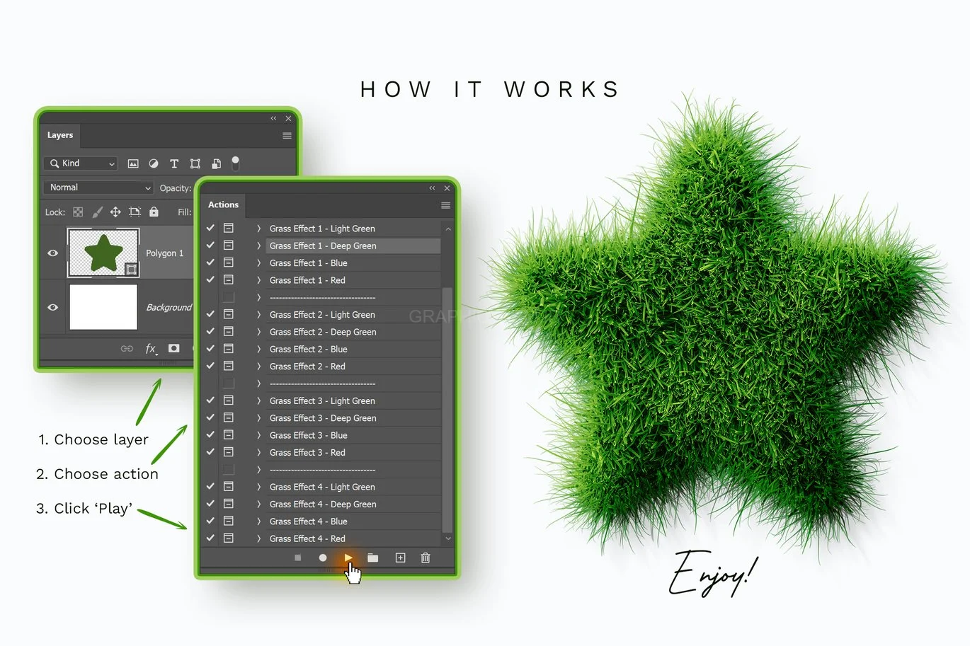 Grass Photoshop Action