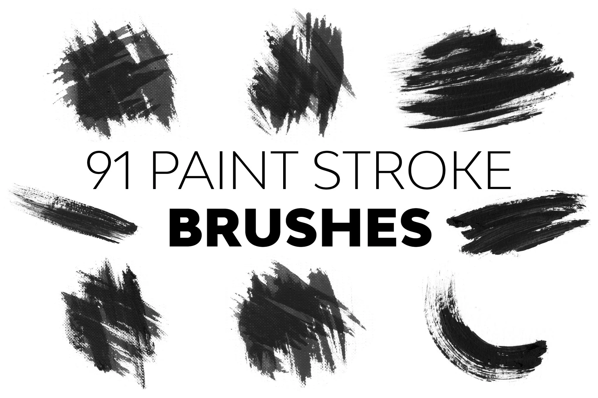 Paint Stroke Brushes