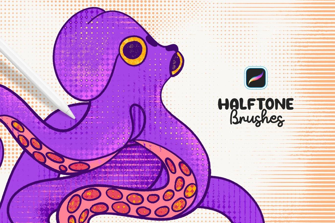 Halftone Procreate Brushes