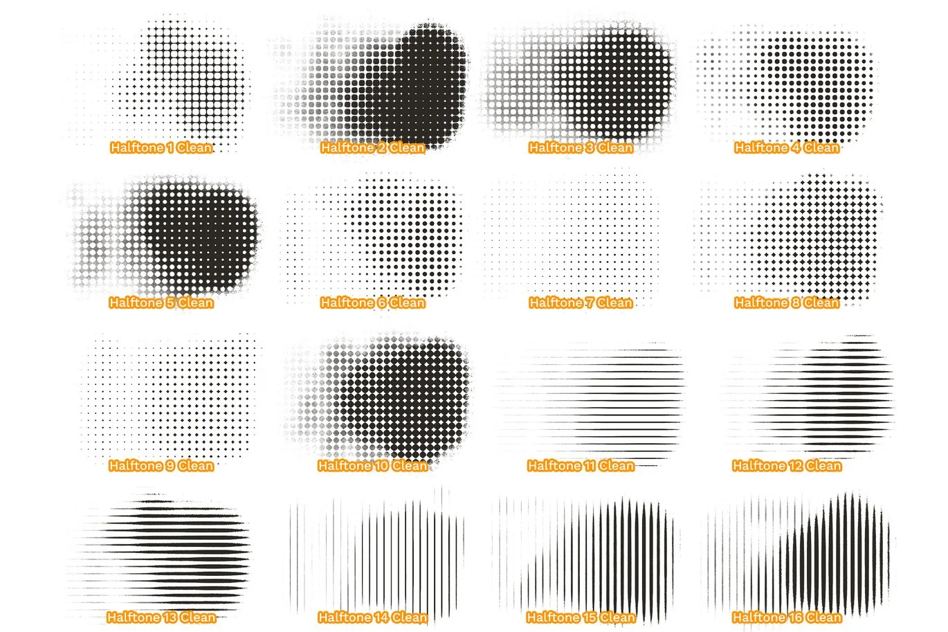 Halftone Procreate Brushes