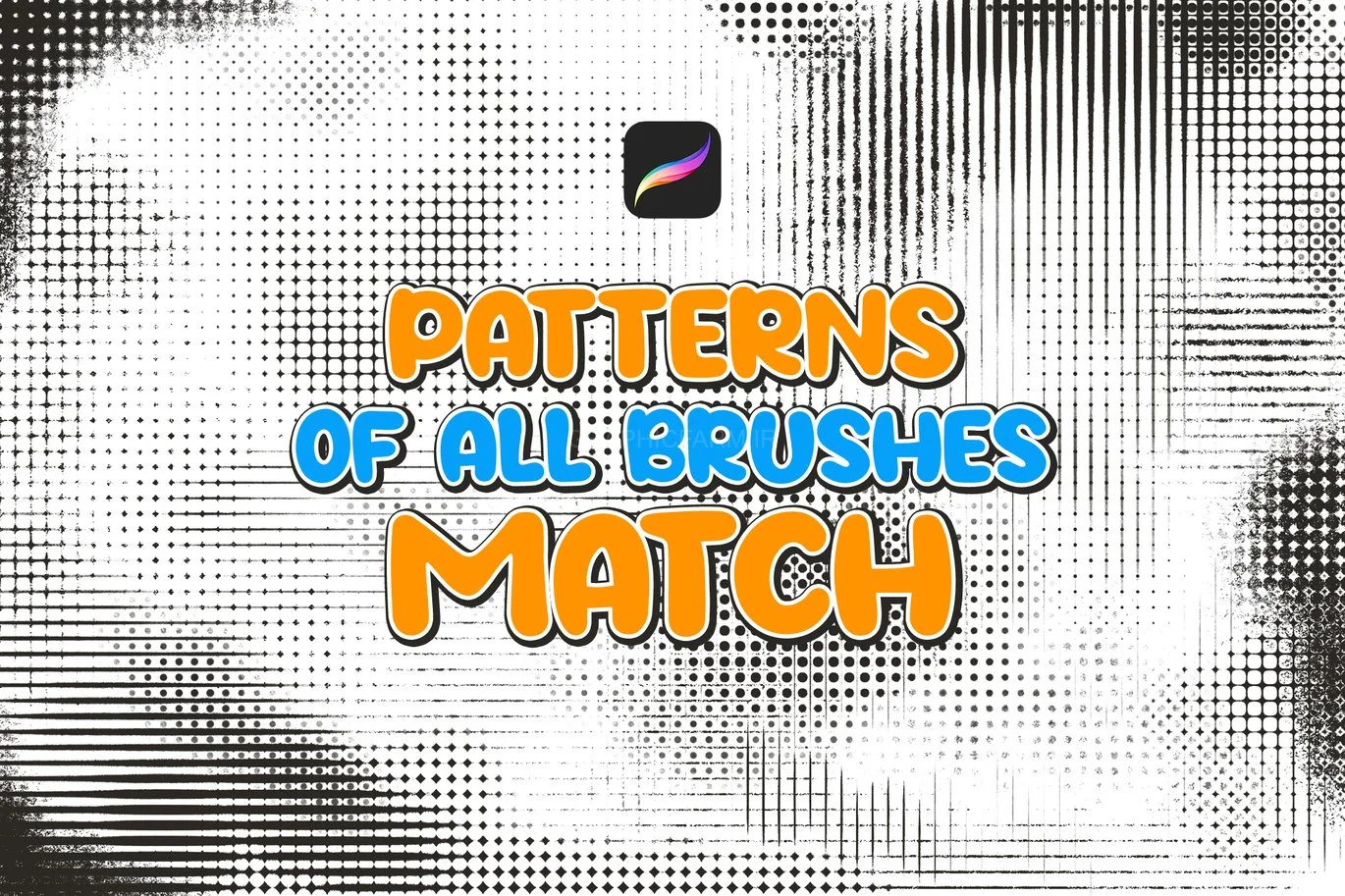 Halftone Procreate Brushes
