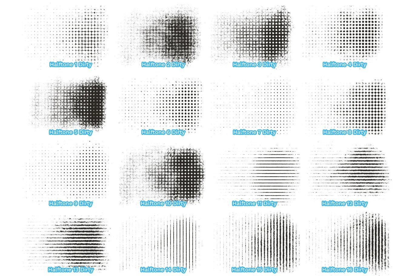 Halftone Procreate Brushes