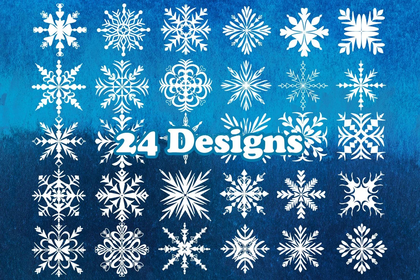 Snowflakes Stamp Brushes
