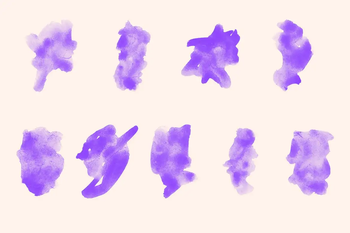 Wet Watercolor Brushes