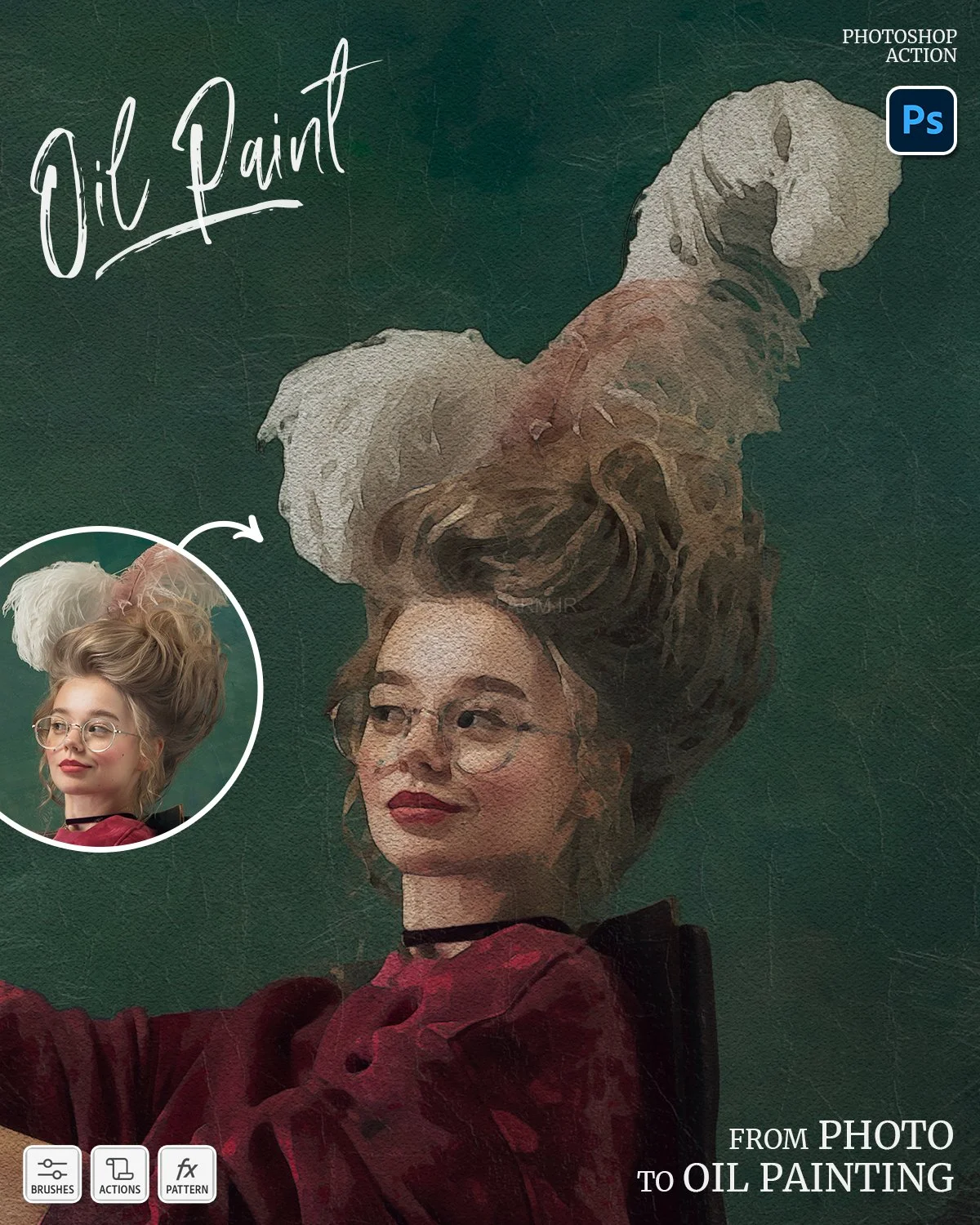 Oil Paint Photoshop Action