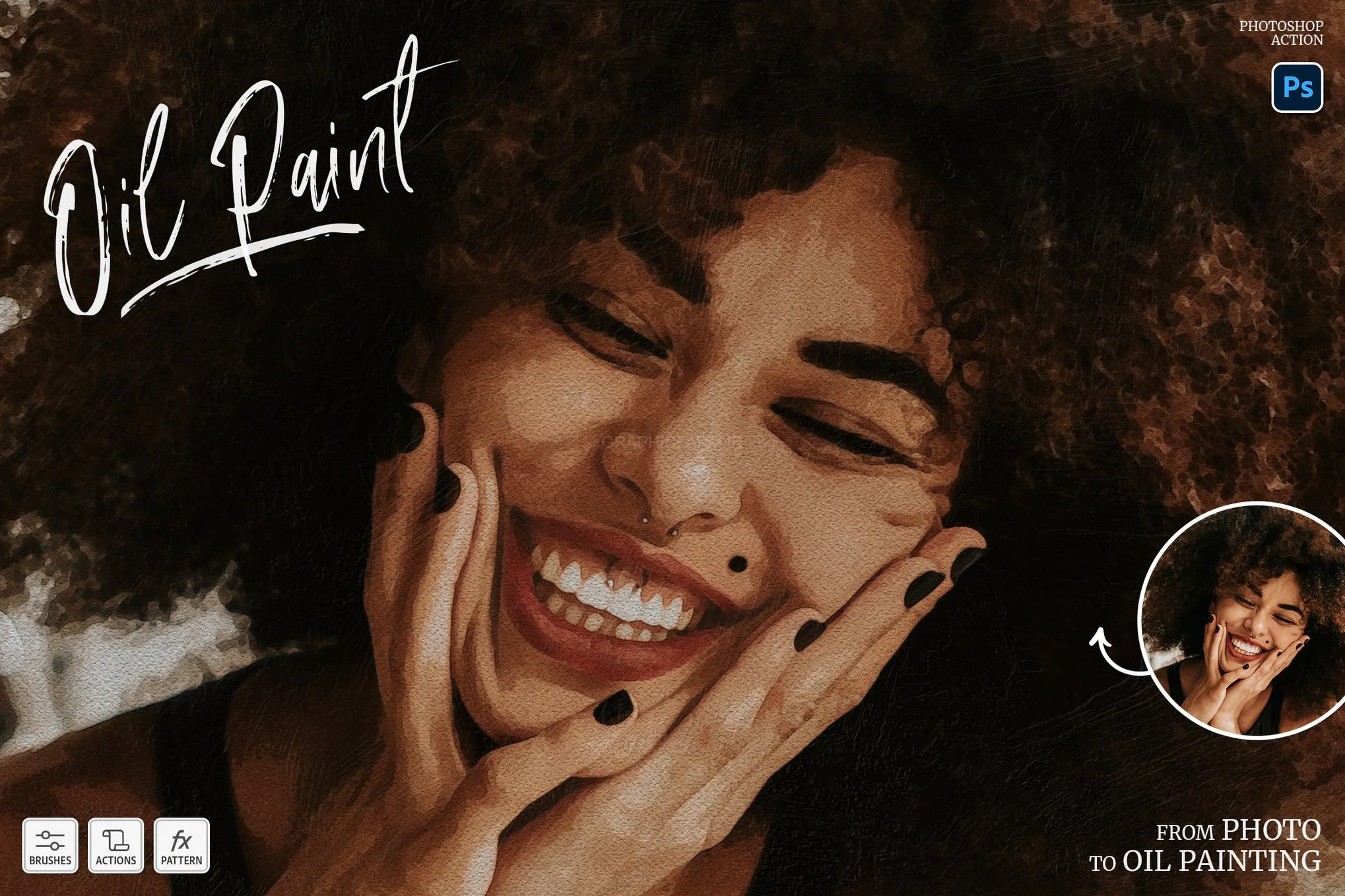 Oil Paint Photoshop Action