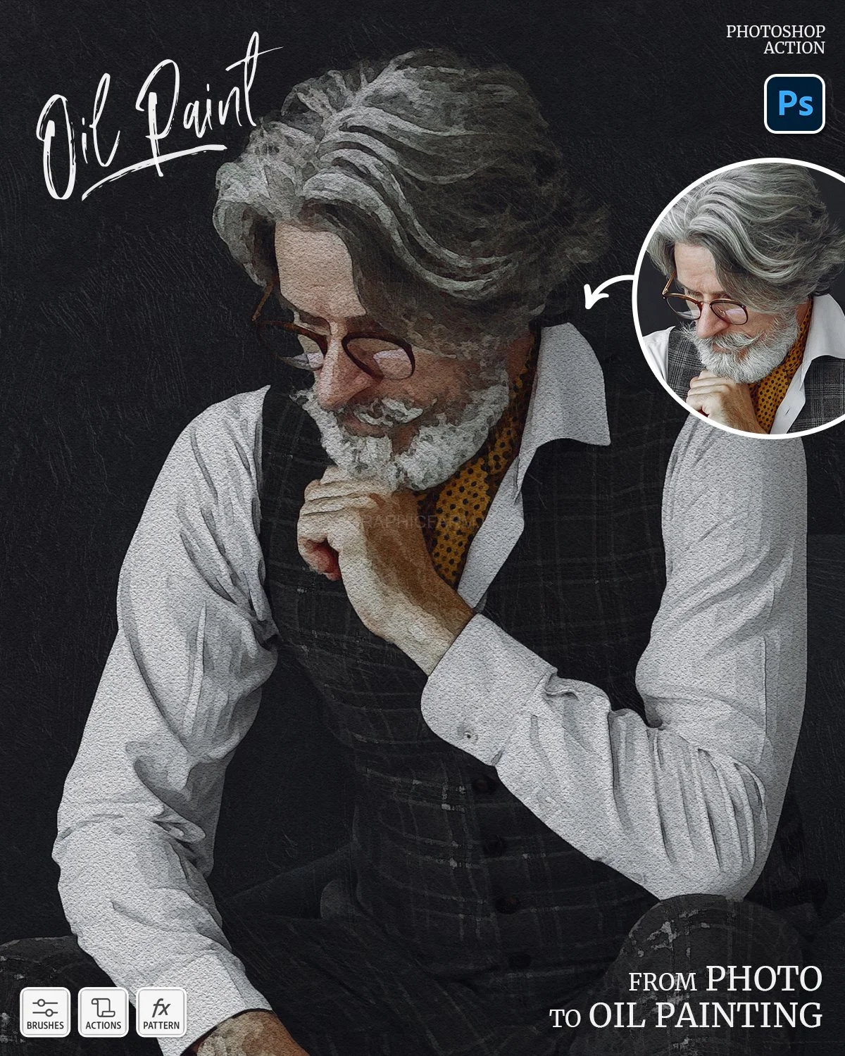 Oil Paint Photoshop Action