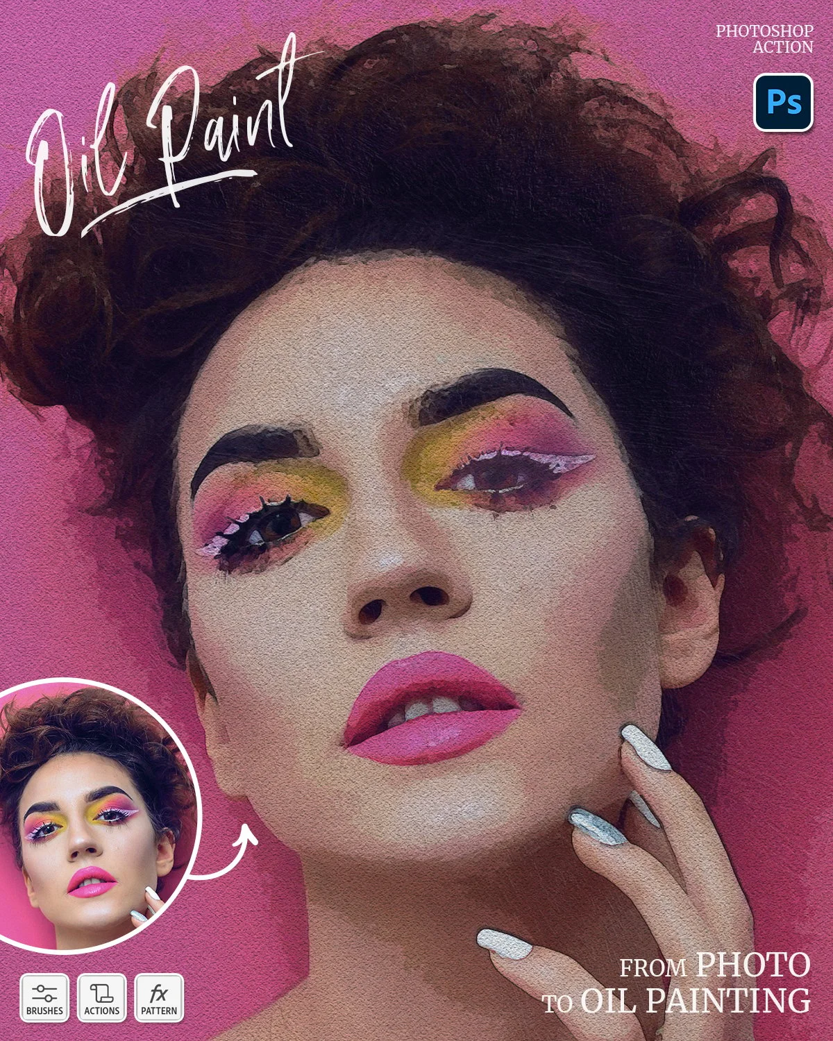 Oil Paint Photoshop Action