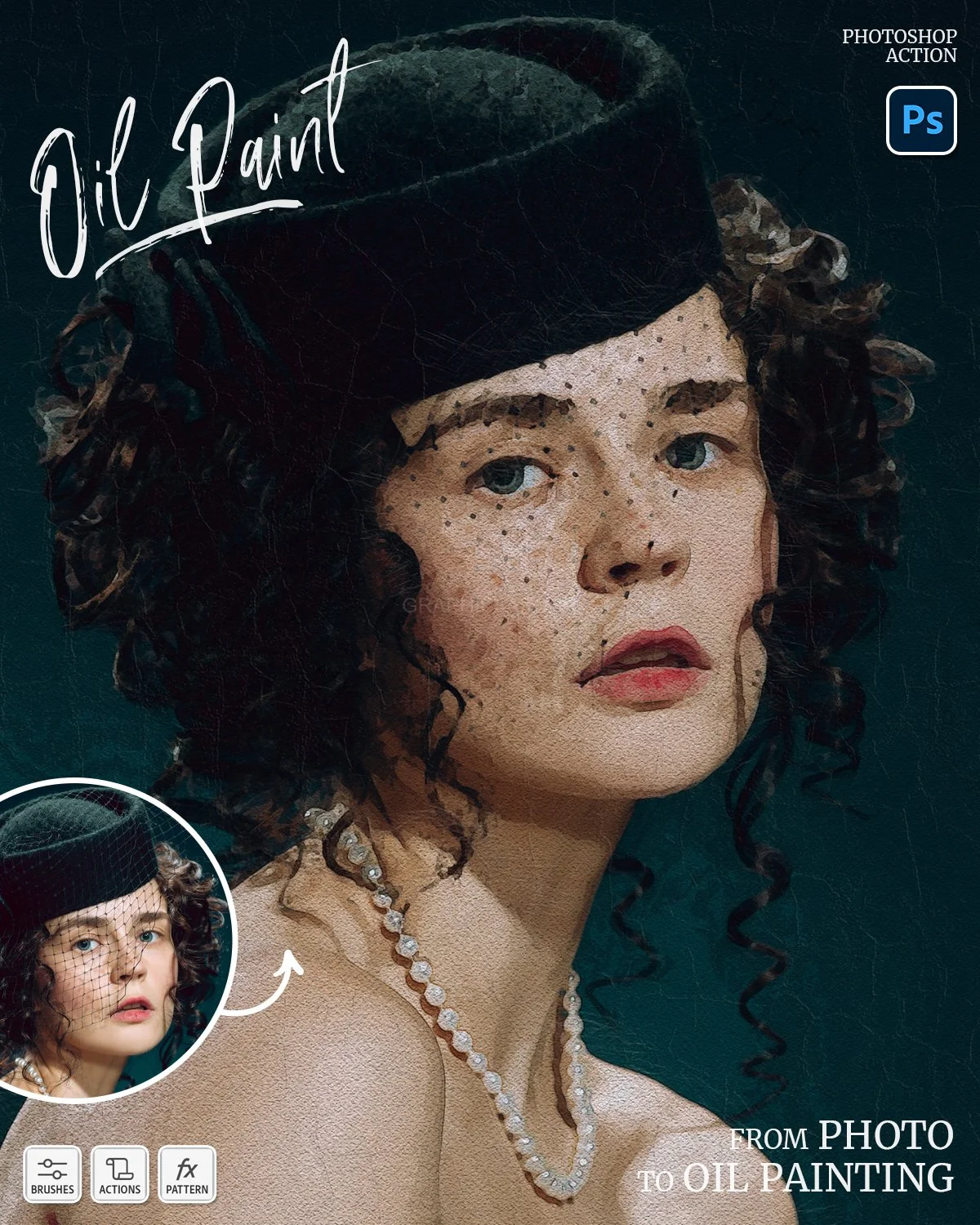 Oil Paint Photoshop Action