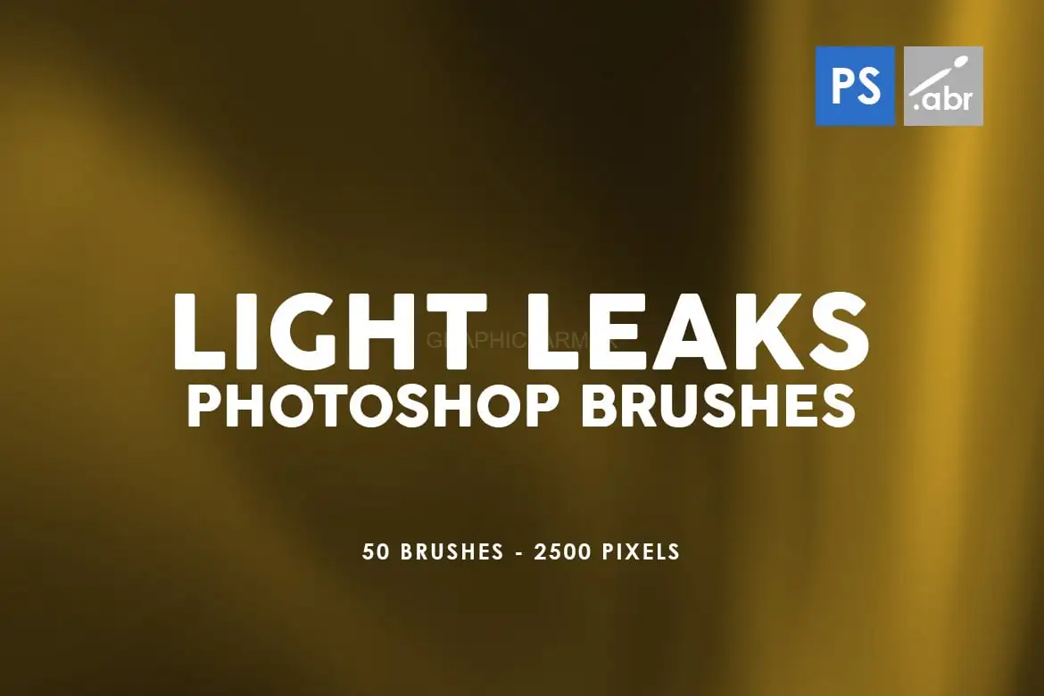 50 Light Leaks Photoshop Brushes