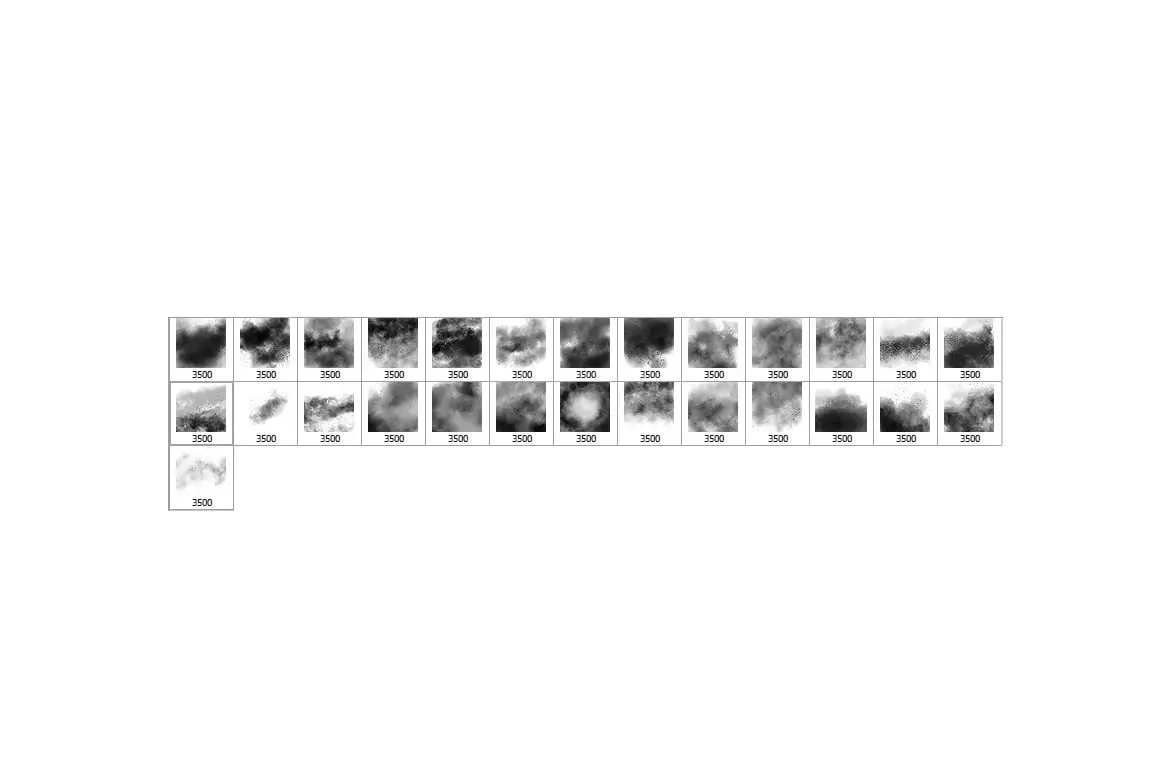 30 Sand Dust Photoshop Stamp Brushes