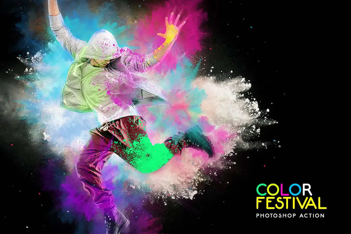 Color Festival Photoshop Action