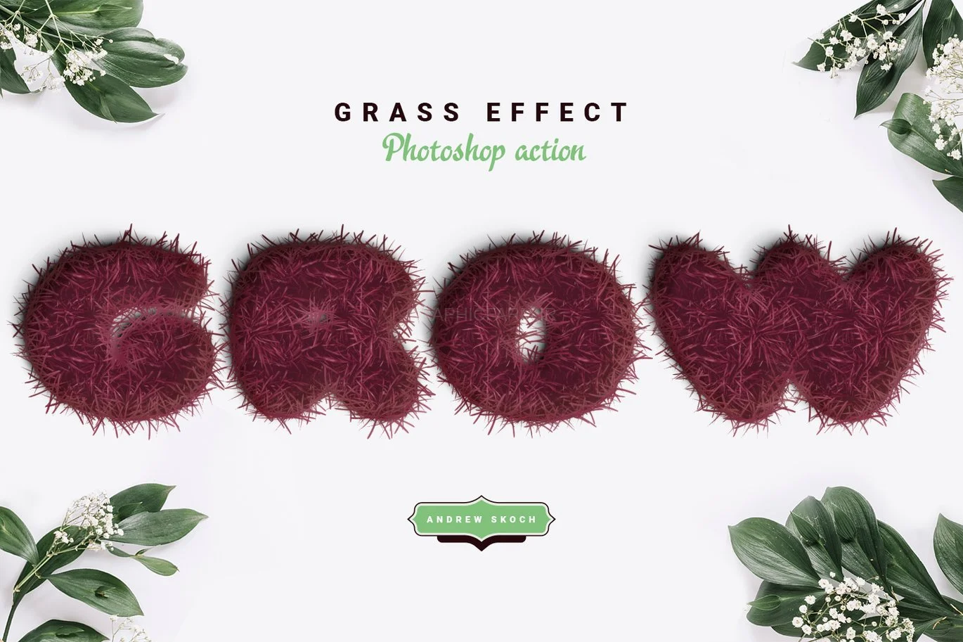 Grass Photoshop Action