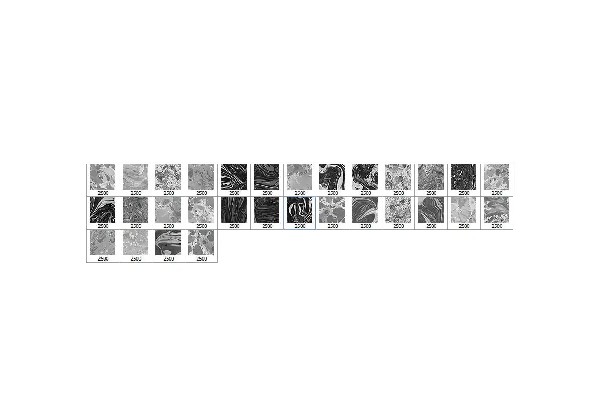 30 Marble Ink Photoshop Brushes Vol. 2