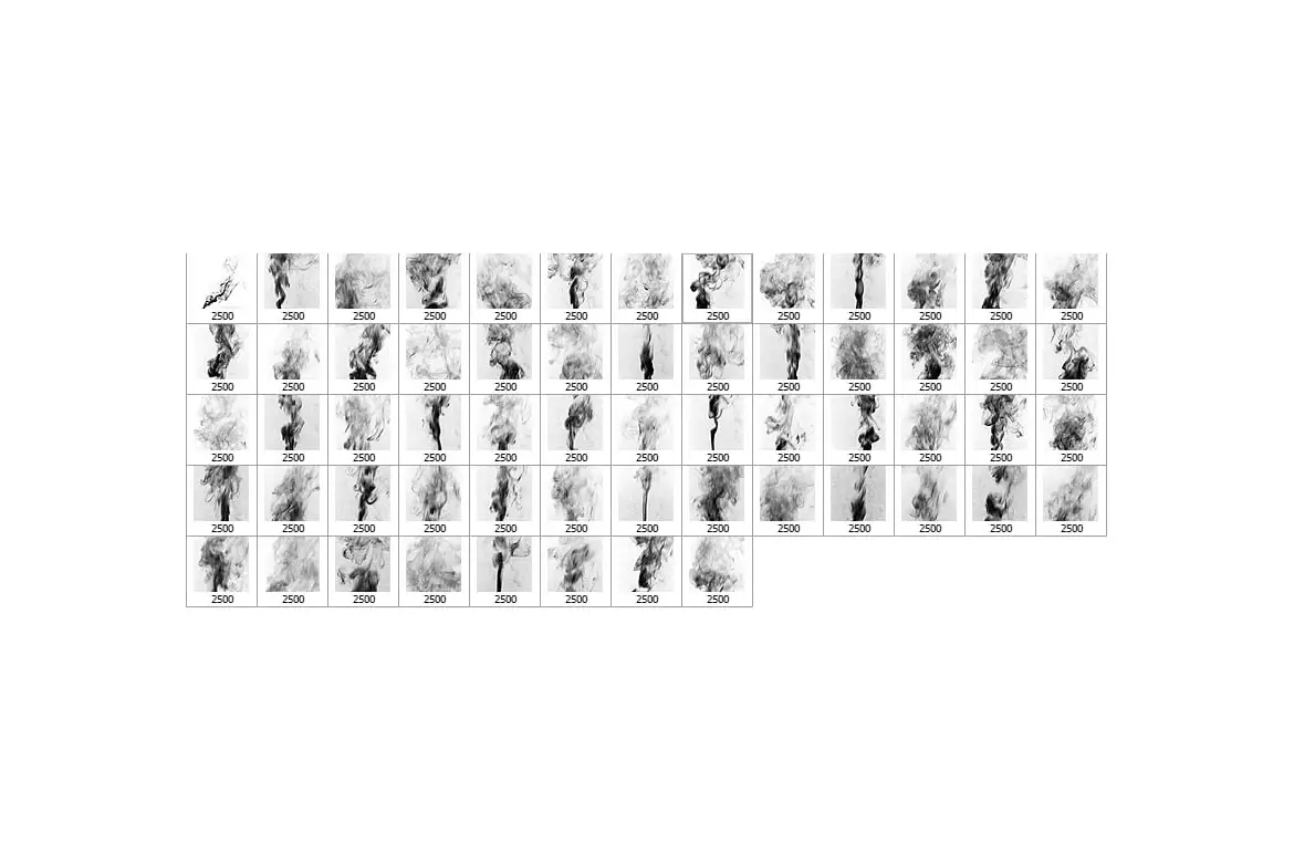 60 Real Smoke Photoshop Stamp Brushes